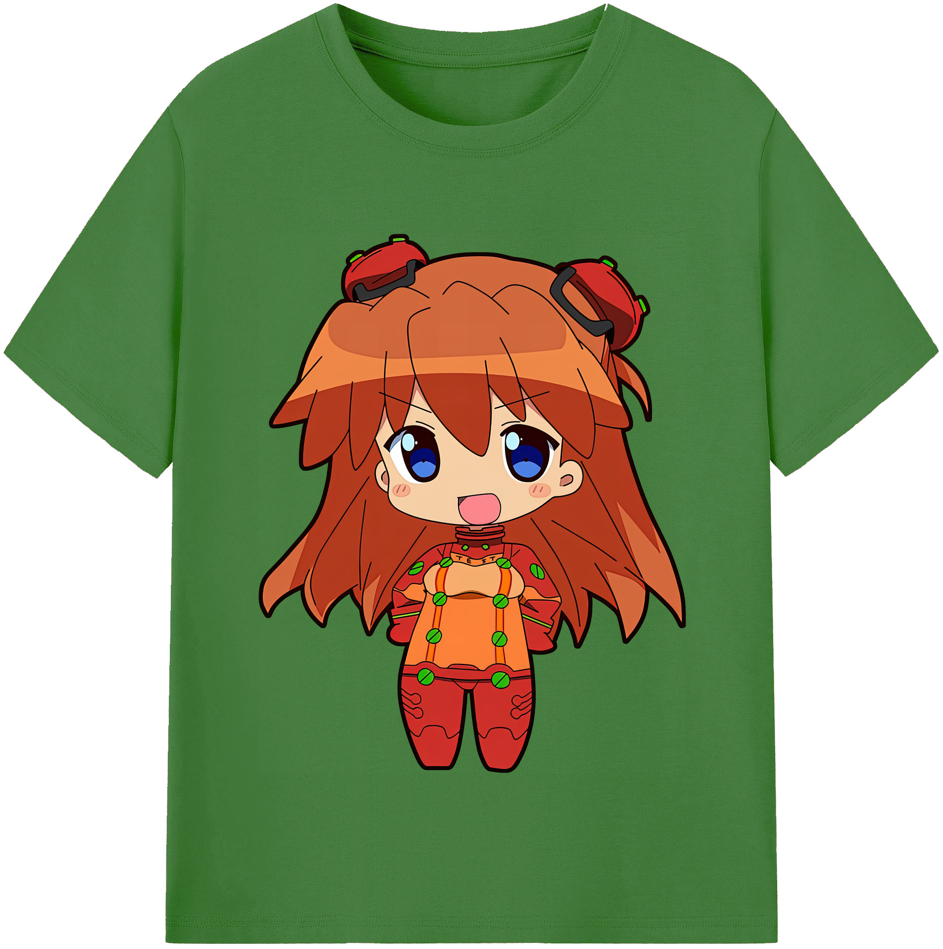 （画像用） EVA 新世紀エヴァンゲリオン レディースカジュアルプリントTシャツ（綿100％）